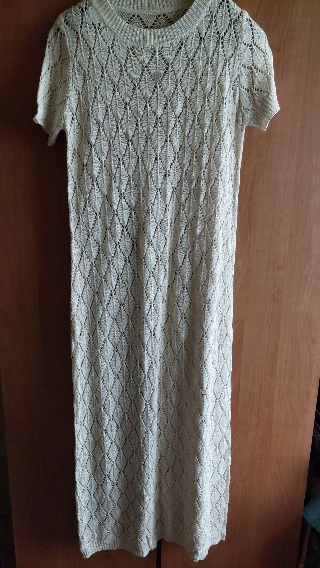 Azurowa dukienka xl