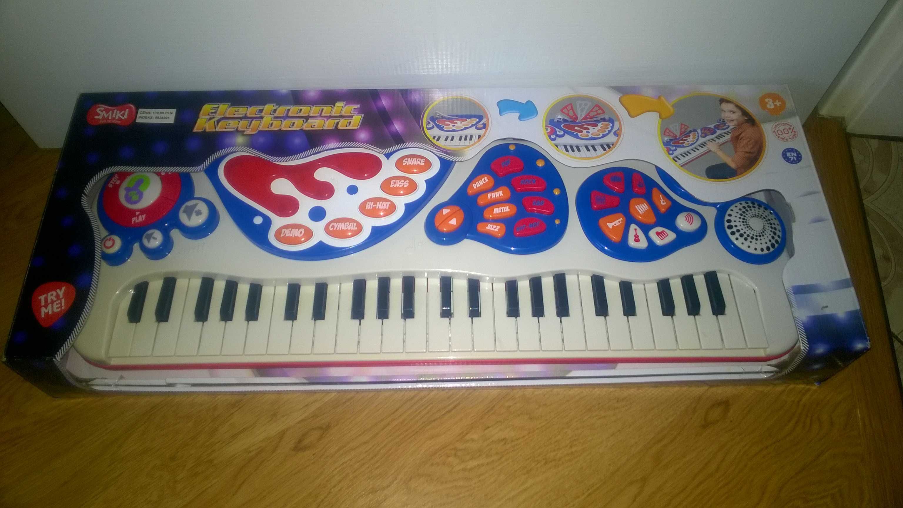 smiki electronic keyboard instrument pianino