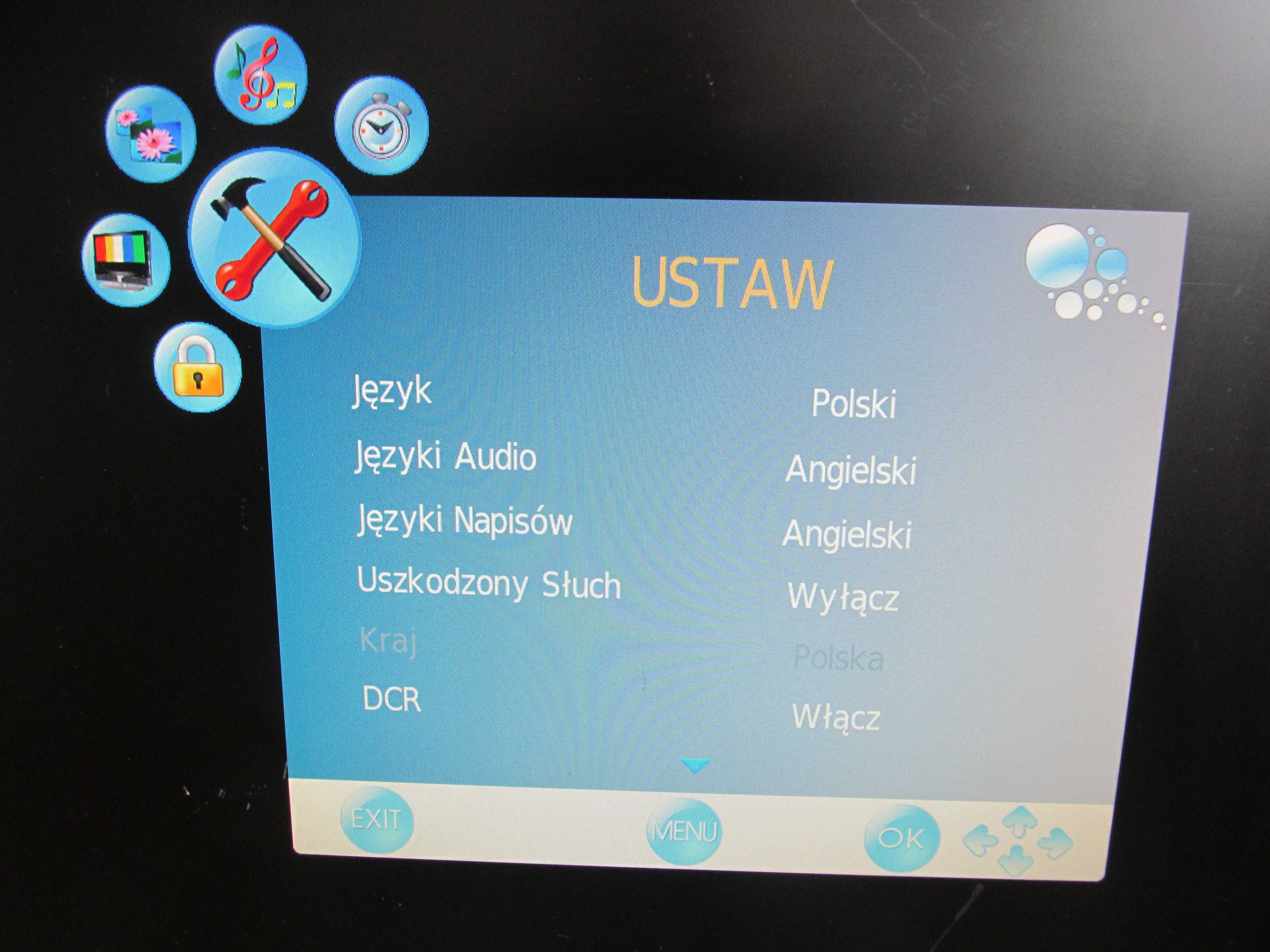 Telewizor AOC 2490Fwt- LCD TV- 24 " cale. Brak pilota, Full HD monitor