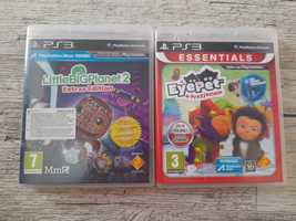 Dwie gry na PS3 gra Eyepet i przyjaciele i Little Big Planet2 2 płyty