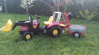 Największy Traktor Rolly Toys X-TRAC z przyczepą