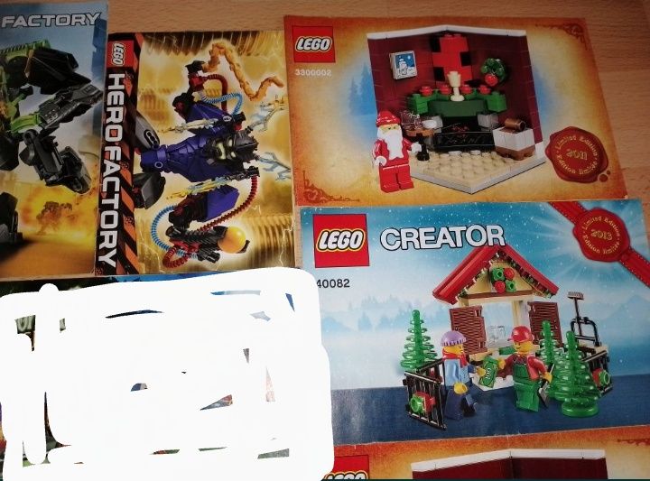 LEGO instrukcje 20 sztuk