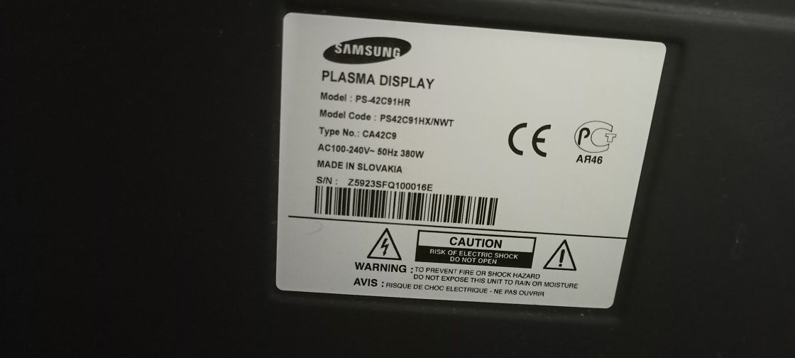 Телевизор Samsung PS-42C91HR