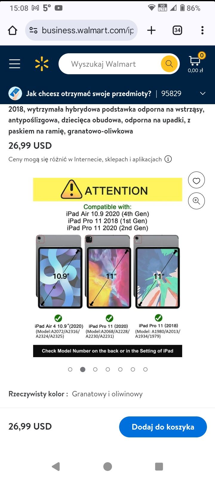 Case etui iPad Air 4, iPad Pro 11 - inne