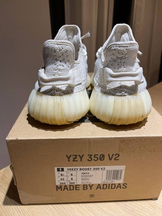 adidas Yeezy boost 350 v2 bone 42 white carbon zebra beluga onyx 50