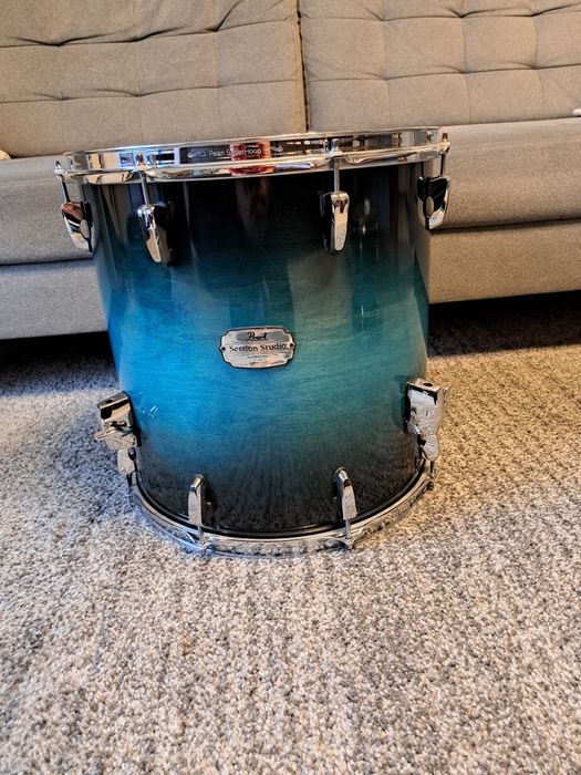 Pearl Session Studio Blue Brust shell set 22,16,13