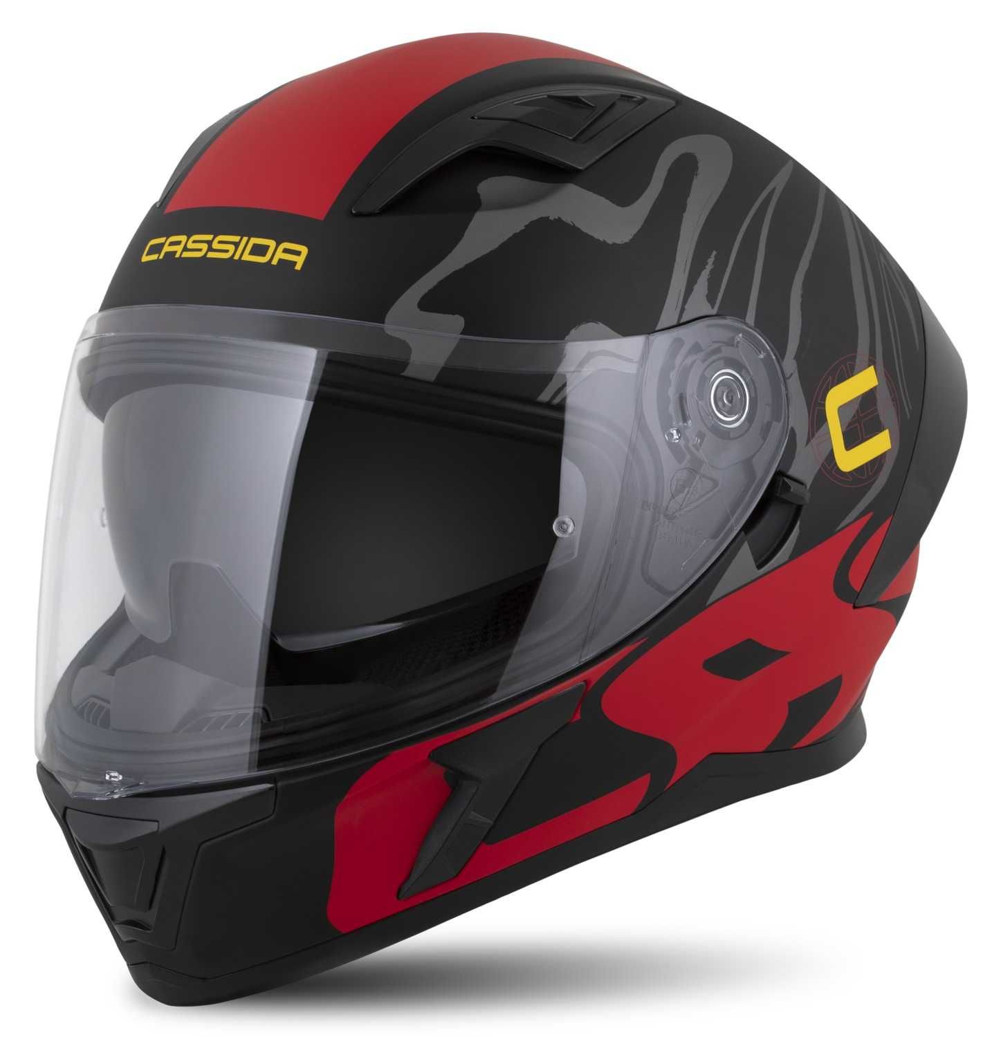 Kask Motocyklowy Cassida ORBIT ECE-06 Pod Pinlock, Interkom XS-XXL