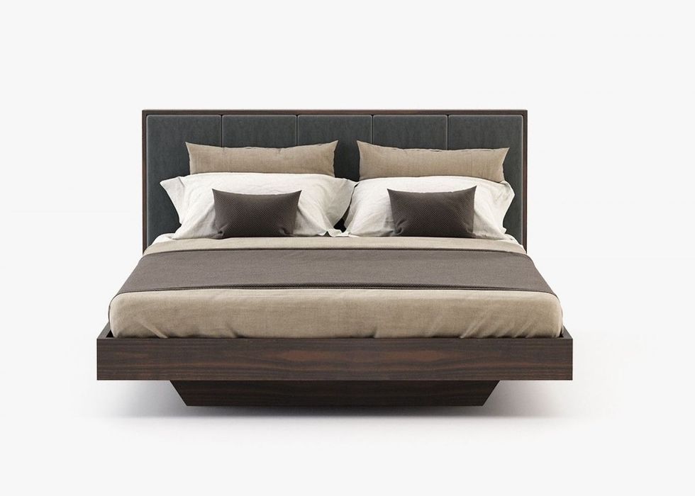 Conjunto quarto Laskasas NOVO (cama MUMBAI + mesas de cabeceira KIRA)