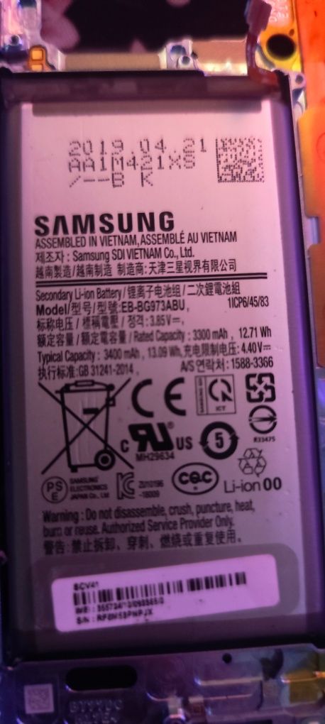 Samsung s10 розбор