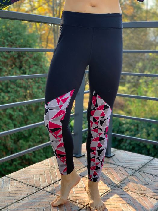 Crivit legginsy jak nowe geometryczny print R.S