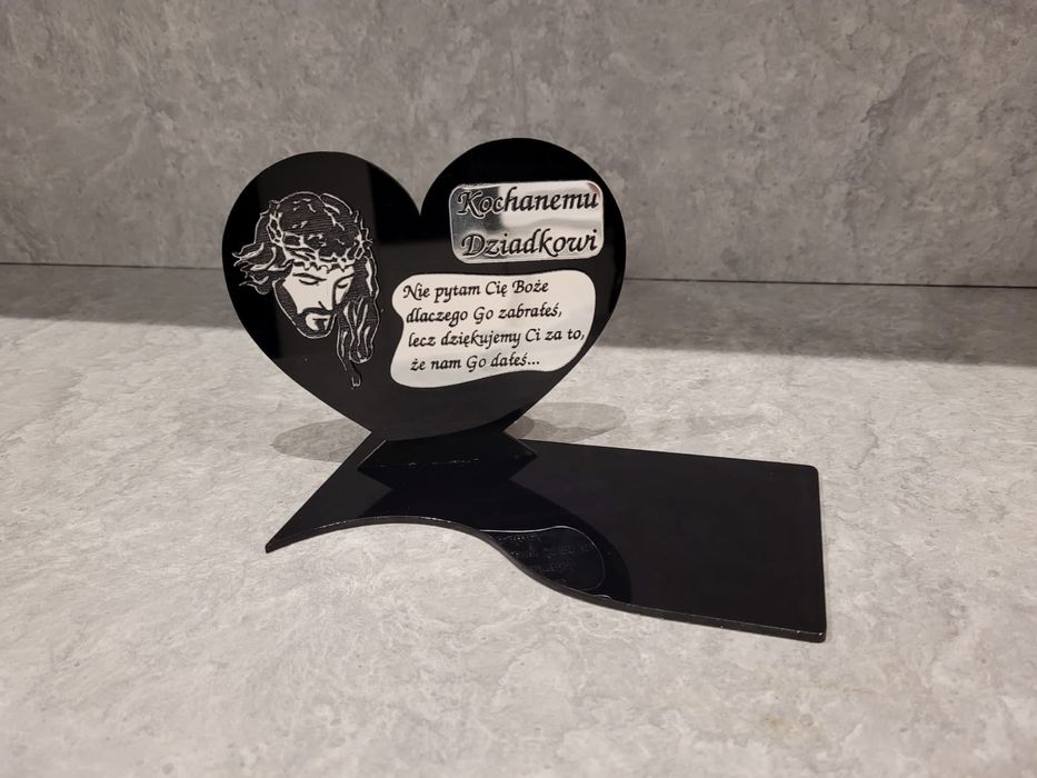 Podstawka pod znicz z wlasnym grawerem