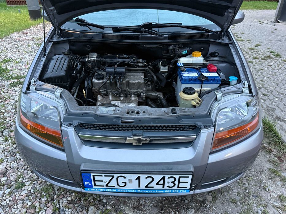 Chevrolet Kalos Aveo 1.2 2005r. Klimatyzacja 5drzwi Zadbany