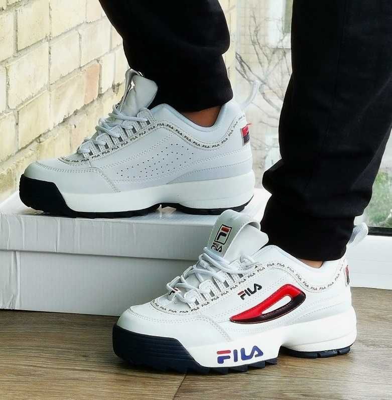 Женские Кроссовки Fila Disruptor Белые