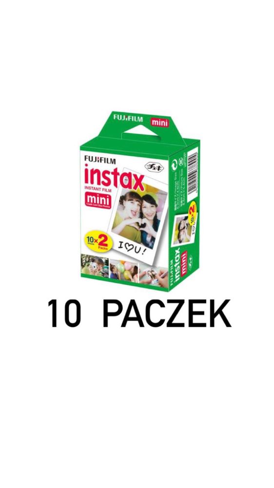 10 paczek PROMOCJA Wkład do aparatu Fujifilm INSTAX 2 x 10 szt.