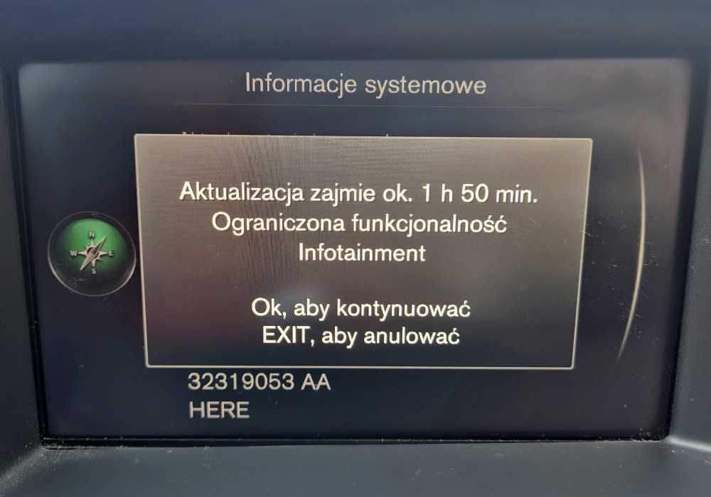 Mapa VOLVO 2025 Sensus S60 S80 V40 V60 V70 XC60 XC70 Europa na USB