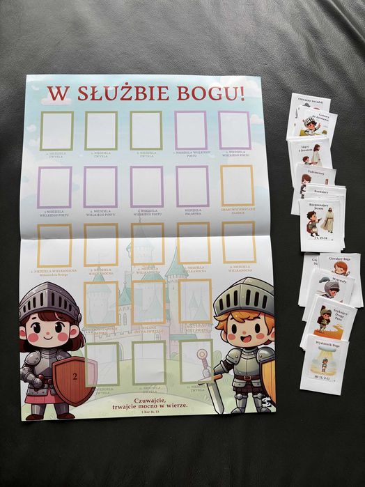 W służbie Bogu, naklejki 2025/26, Msze Św. , kontrolki