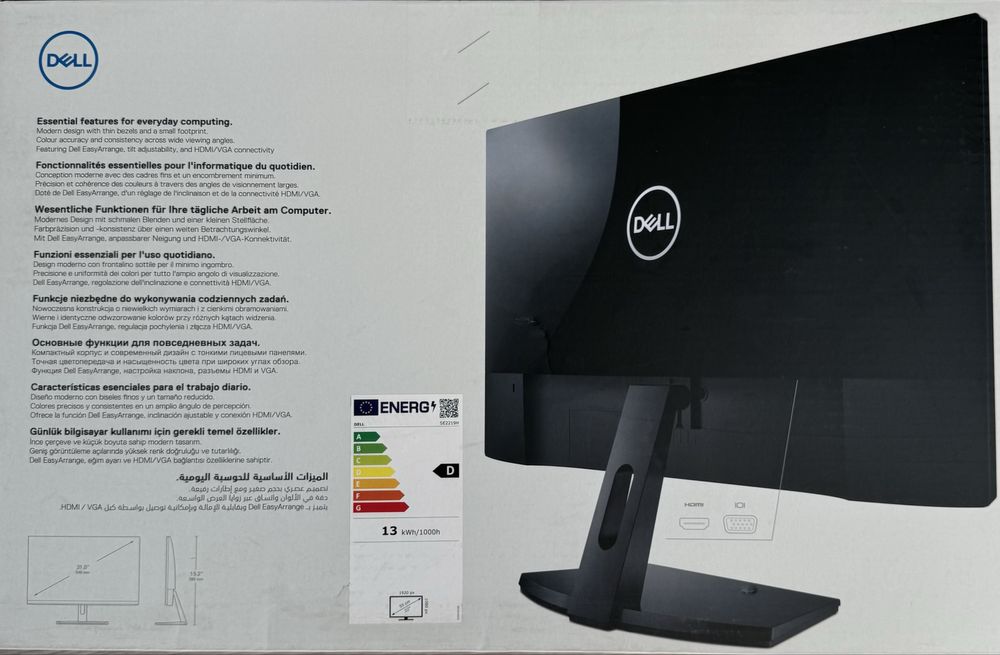 МОНИТОР Dell SE2219H Новый в упаковке и пленке