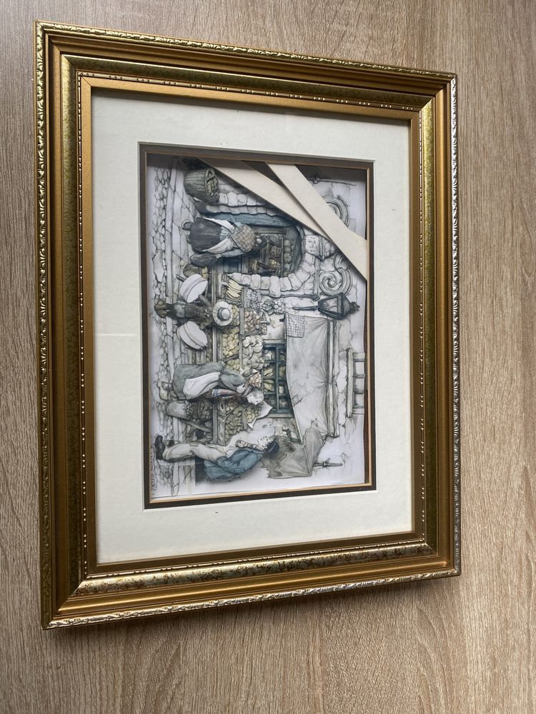 Replika obrazu 3D - Anton Pieck
