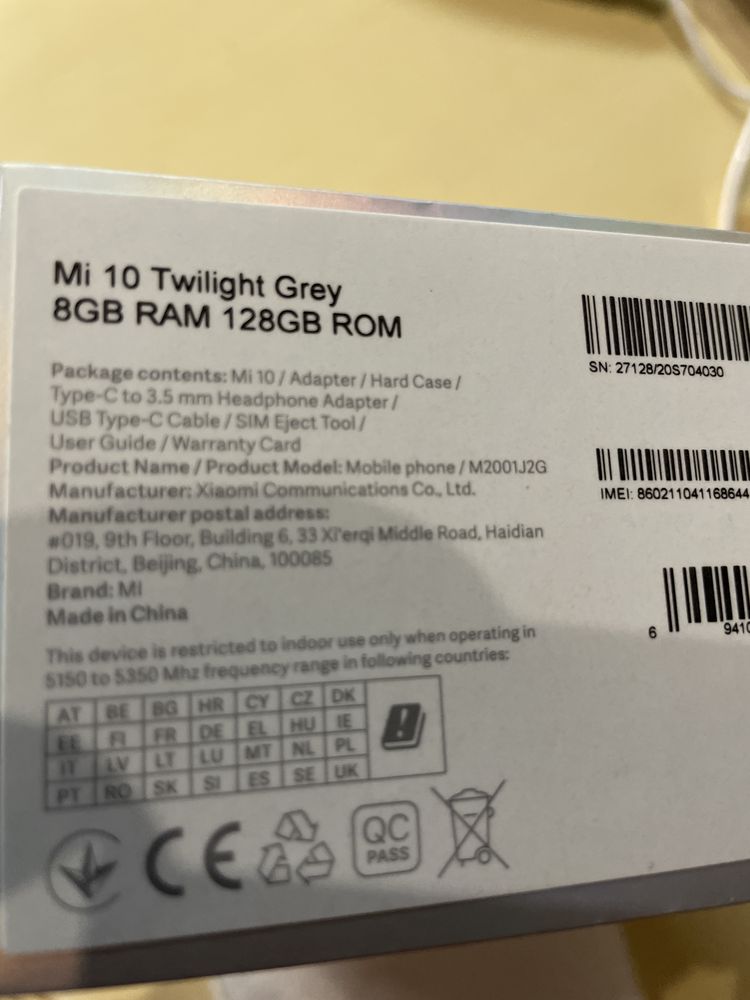 Xiaomi Mi 10 128,8Gb