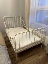 IKEA MINNEN Rozsuwana rama łóżka i dno łóżka, biały, 80x200 cm