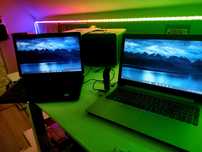 Trzy chromebooki,.laptop Dell x2 Lenovo myszki bateria 2h warto