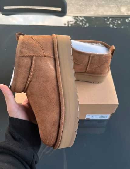 UGG Classic Ultra Mini Platform Boot Chestnut R.40