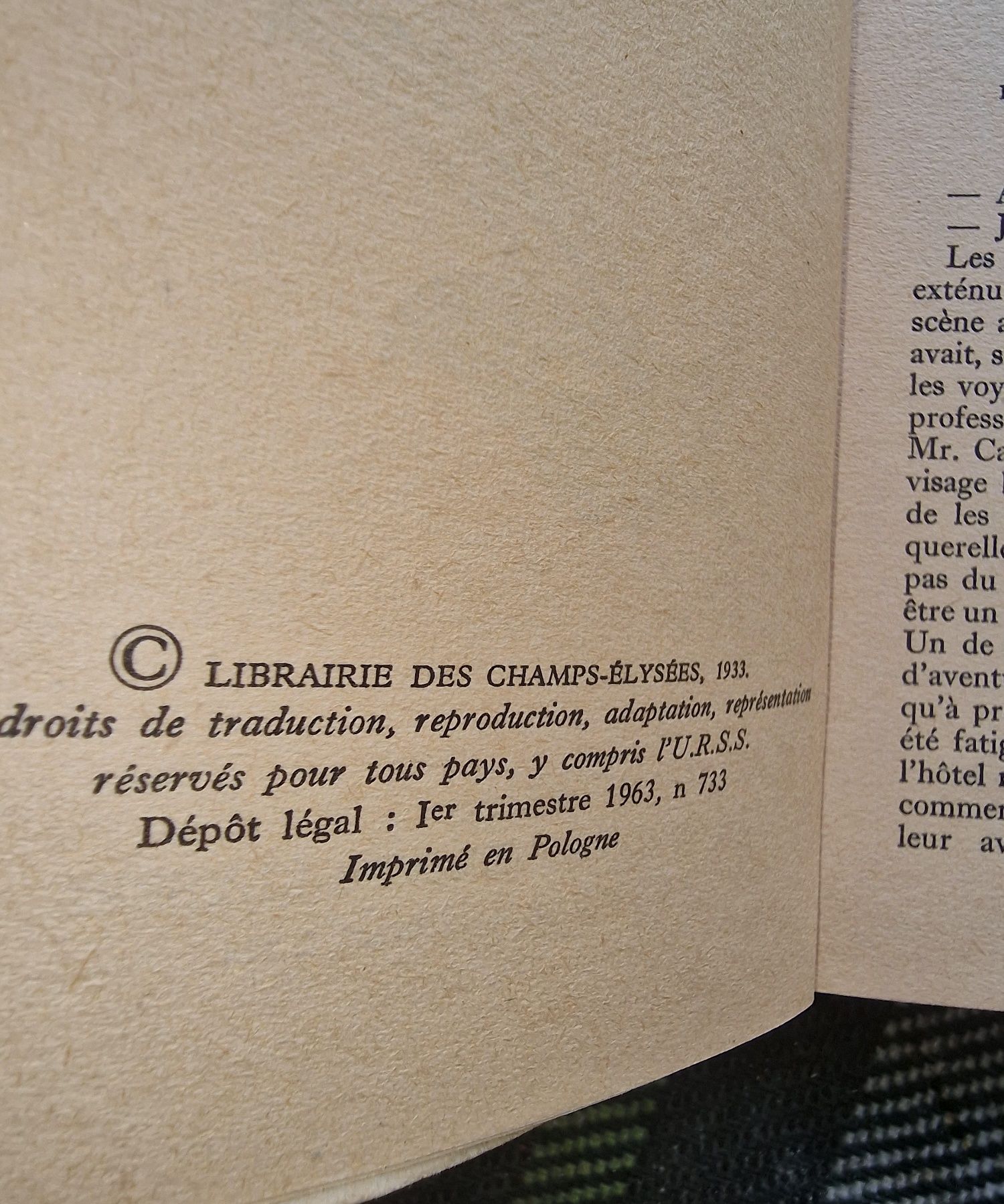Le Secret de Chimneys de Agatha Christie 1963