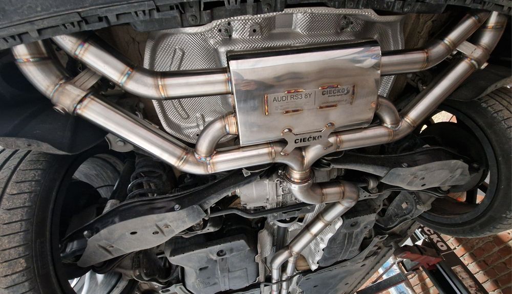 Układ wydechowy AUDI RS3 8Y  sportback catback