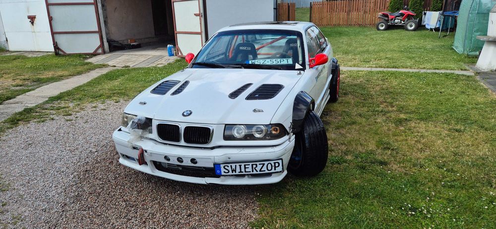 BMW E36, DRIFT, 540KM Etanol. zamiana na samochód cywilny lub Quad