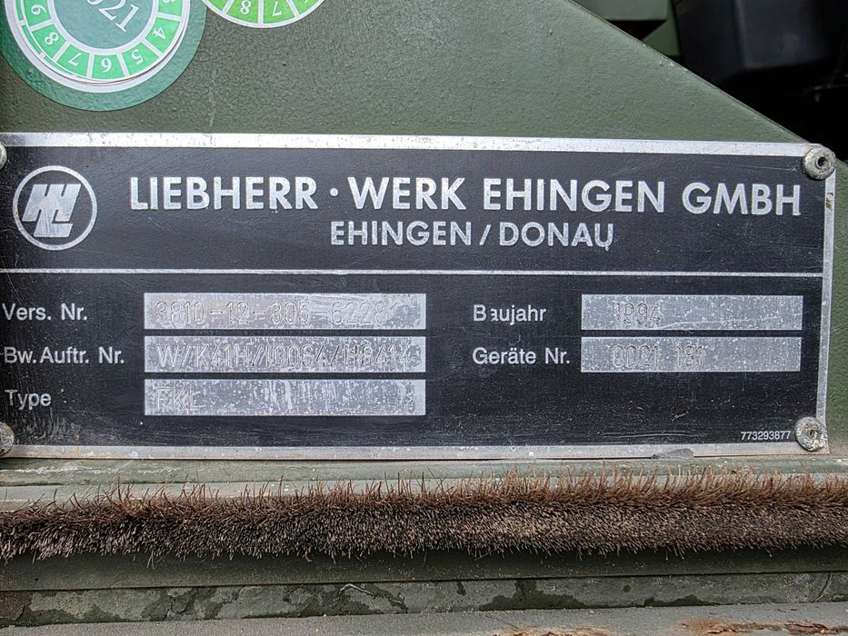 Dźwig liebherr UM109 FKL