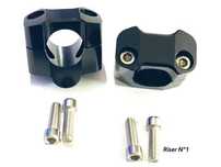 Riser Mesa guiador 22 ou 28 mm (suporte tipo castelo) fat bar adptador moto fatbar