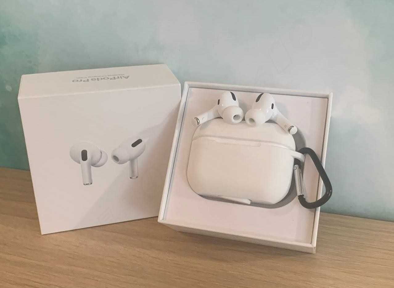 Безпровідні Навушники airpods Pro найвищої якості +чохол