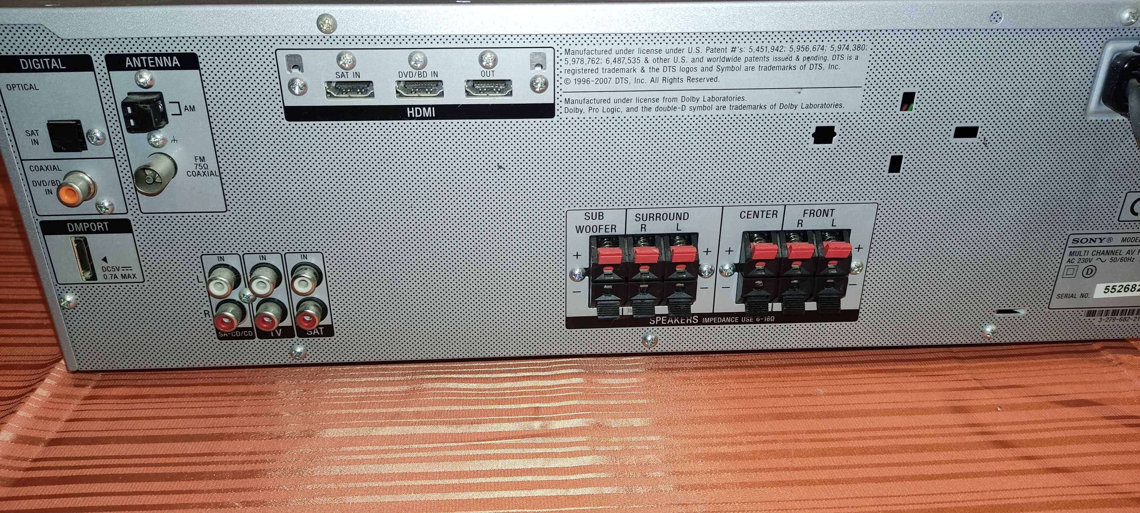 Sony STR-KG700 5.1 hdmi srebrny