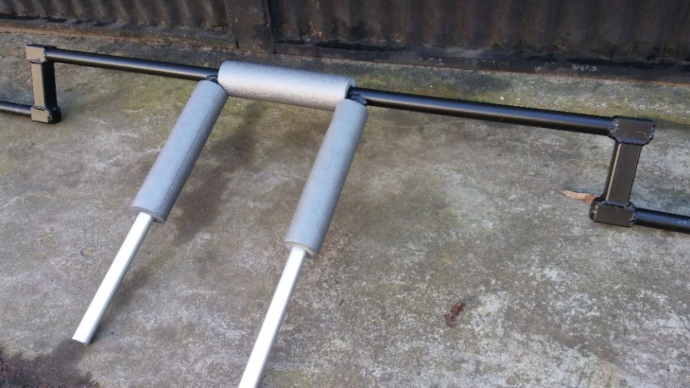 Gryf sztanga squat bar do przysiadów i wykroków 200 cm , asekuracja