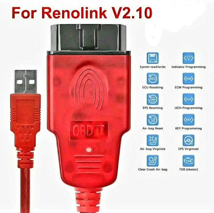 Сканер Renolink v2.10  (Ренолінк).