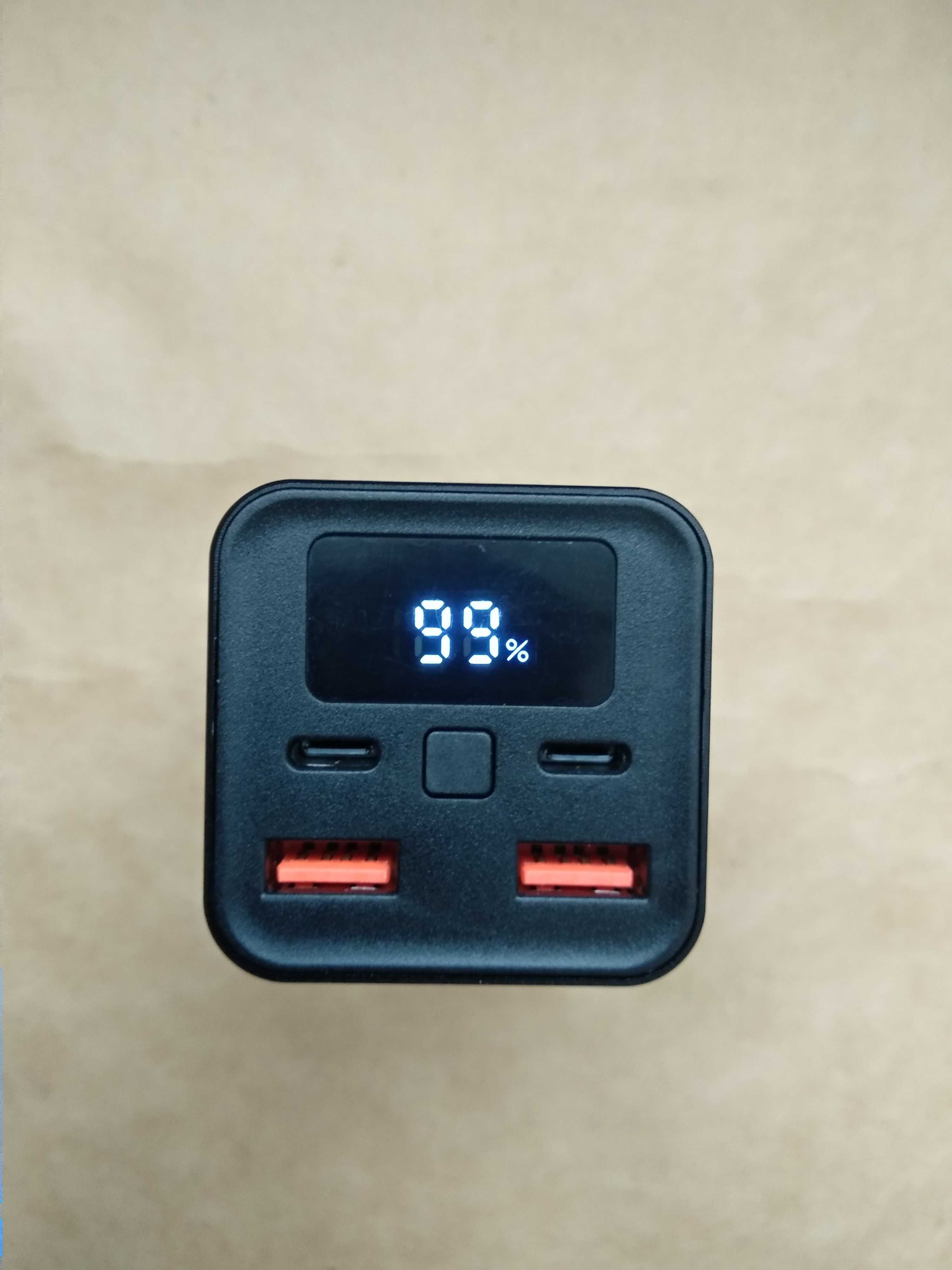 PowerBank 20000mAh USB-C PD 65W для ноутбуків, планшетів, телефонів.