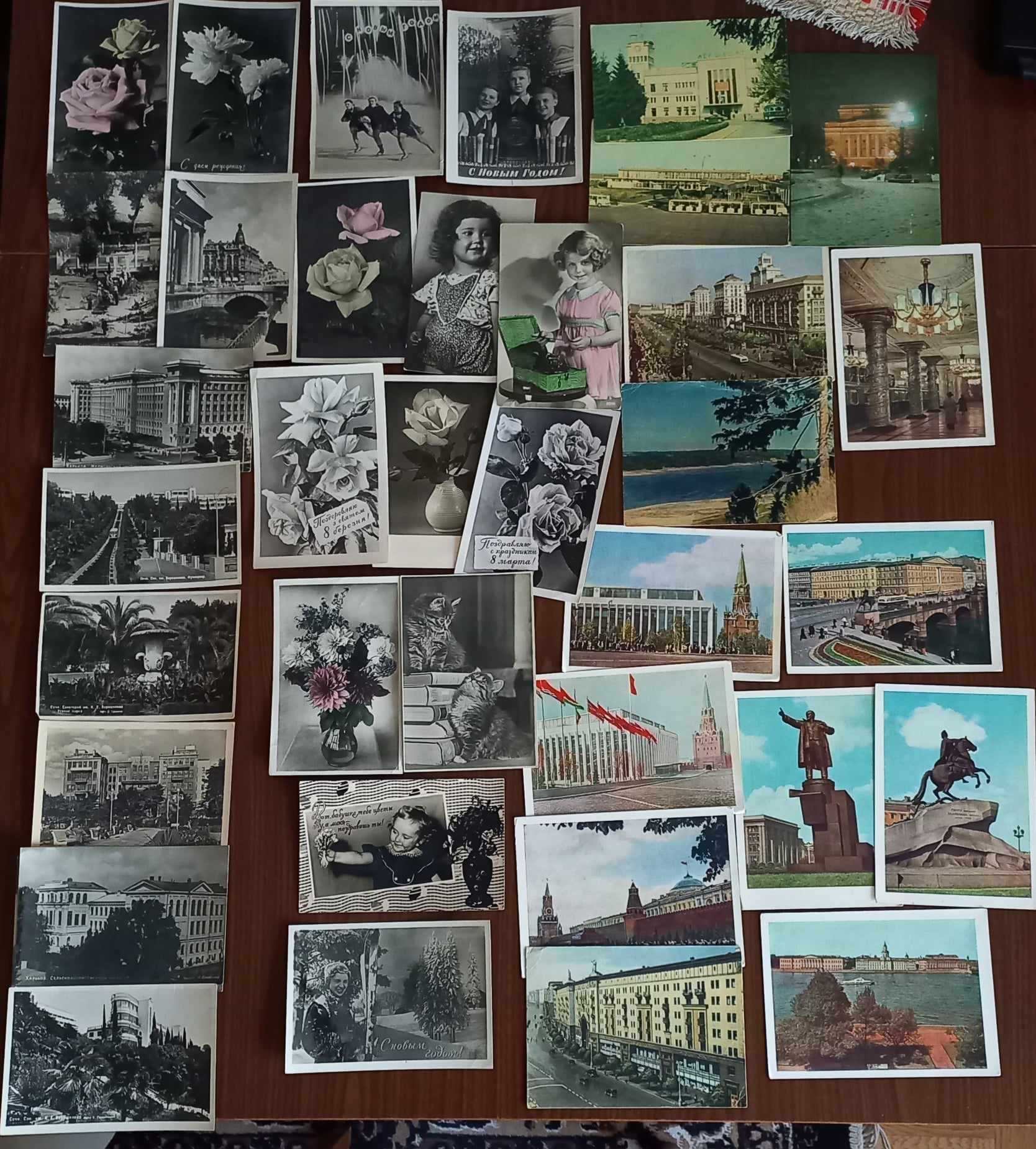 Открытки советские, наборы открыток