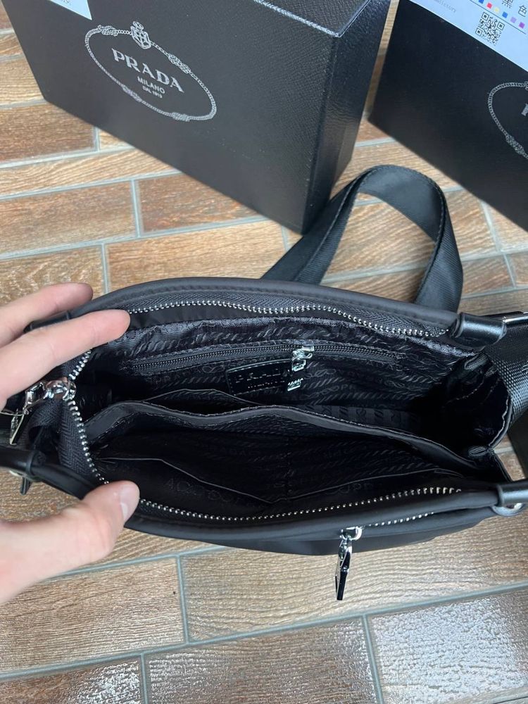 Сумка мессенджер Prada Прада сумка через плече мужская Prada bag