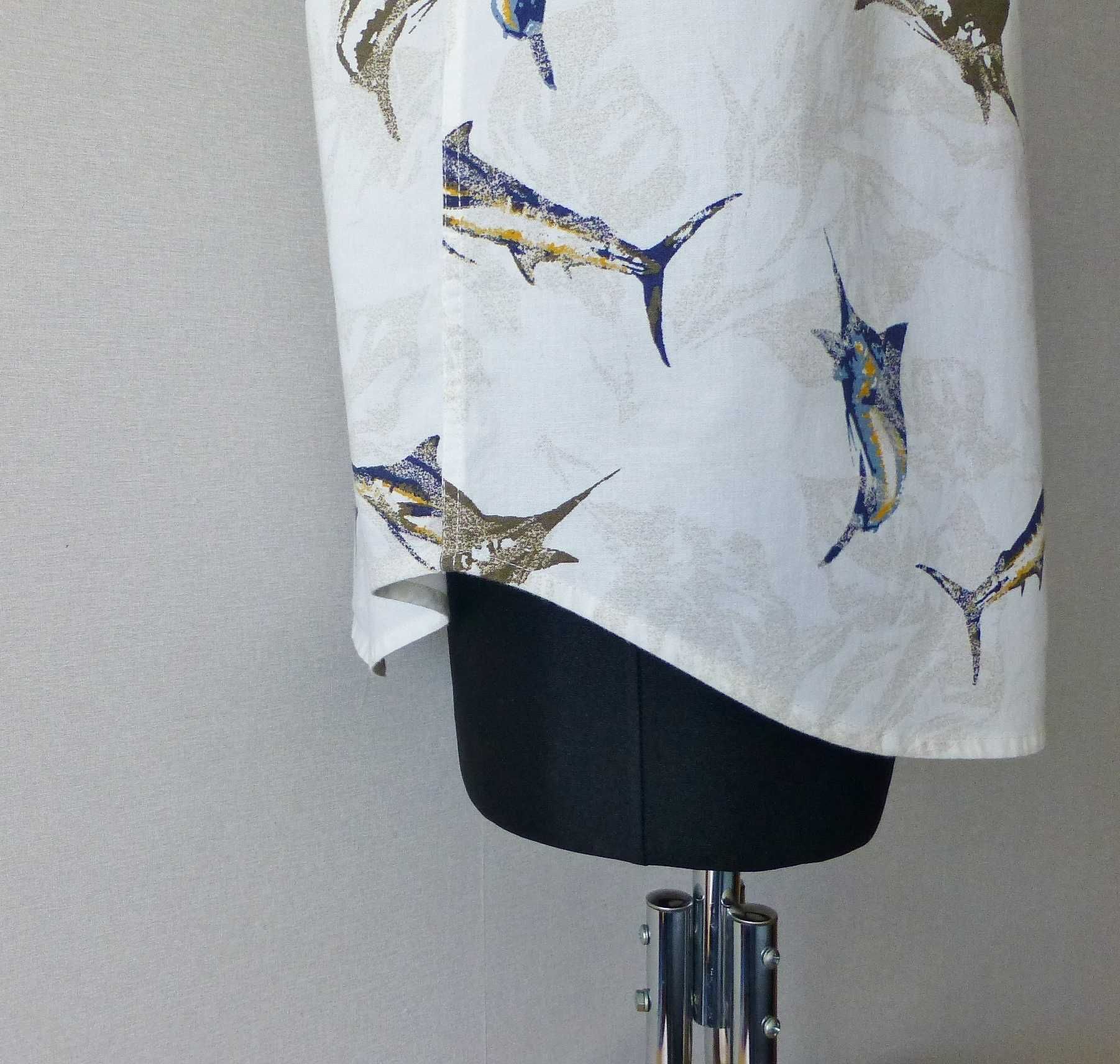 Knightsbridge letnia męska koszula Fish Print L XL