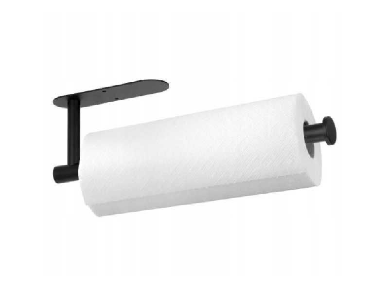 Uchwyt na ręcznik papierowy czarny mat