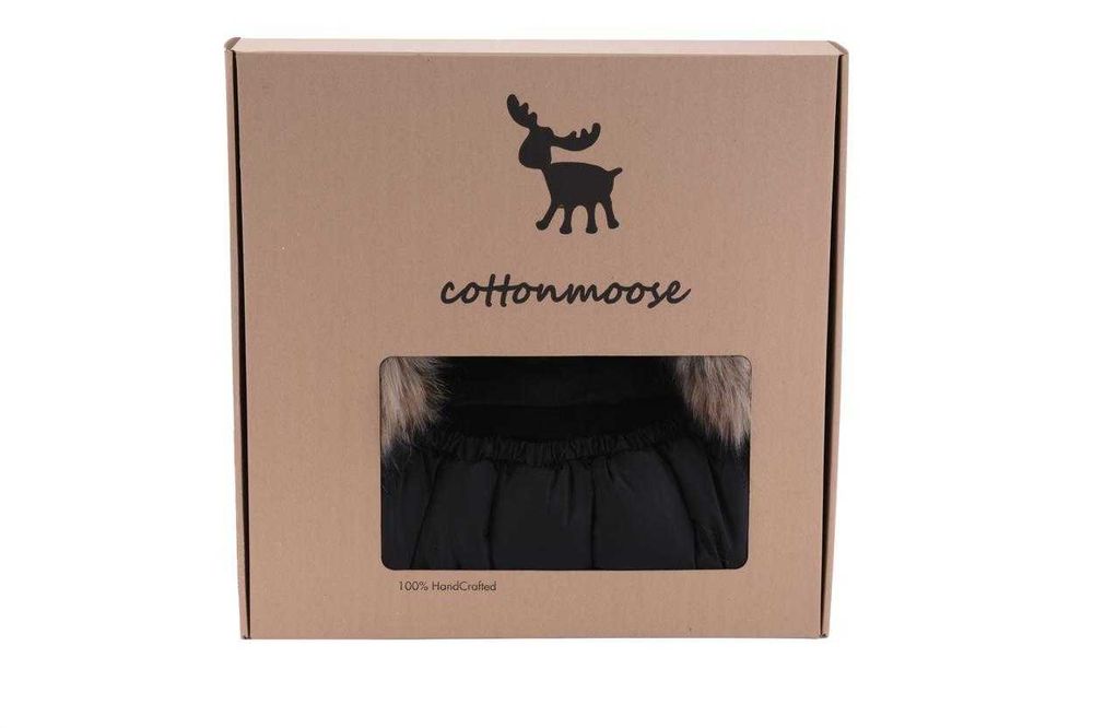NOWY Śpiworek do wózka COTTONMOOSE Moose Yukon - White
