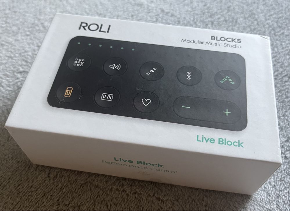 Kontroler ROLI Live Block, midi/usb