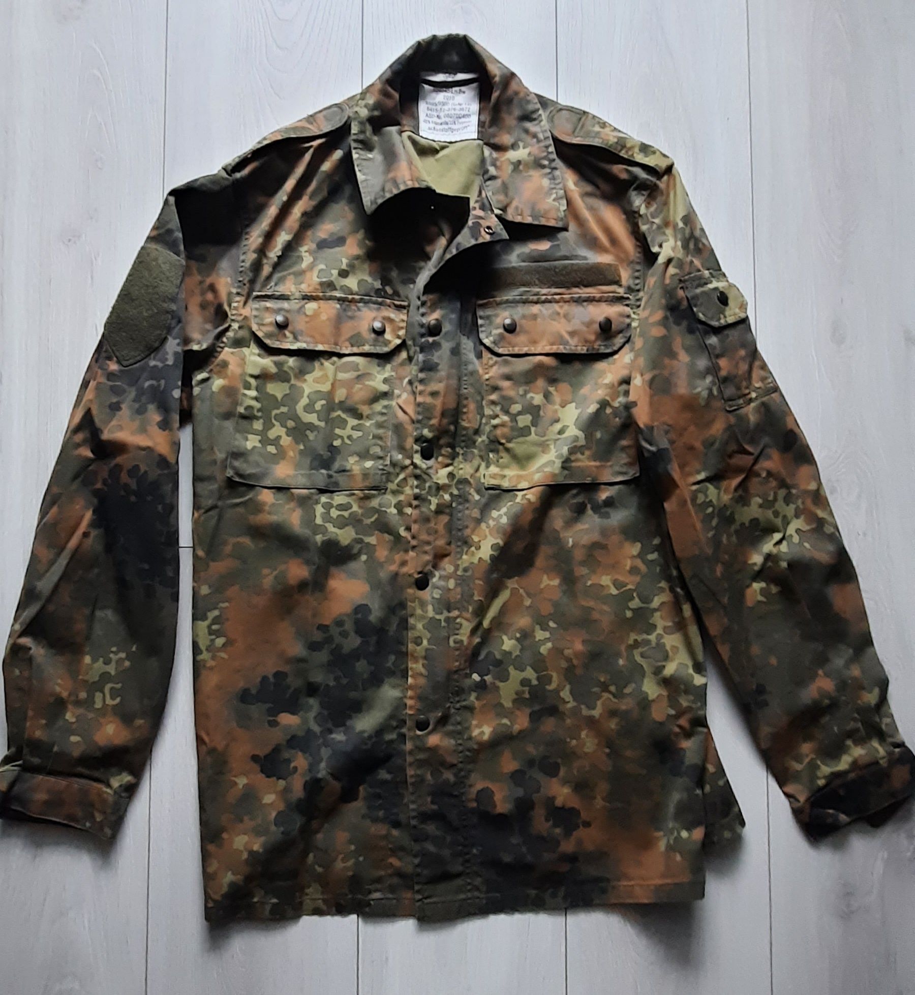 Bluza (r. 12) + Oprzyrządowanie Taktyczne Bundeswehr 5 cz. Flecktarn