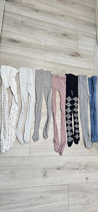 H&M rajstopy rajtki grube 140/146