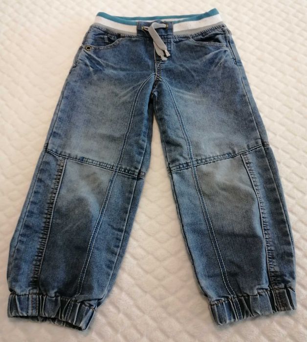 Spodnie dżinsowe, niebieskie, 104, p nuts (Odzież)