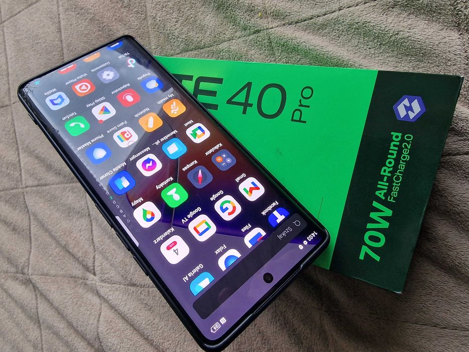 Roczny Infinix Note 40 pro smartfon 120hz, 70w, ois, JBL