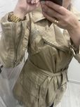 Marc Jacobs trencz plaszcz zamki beż unikat