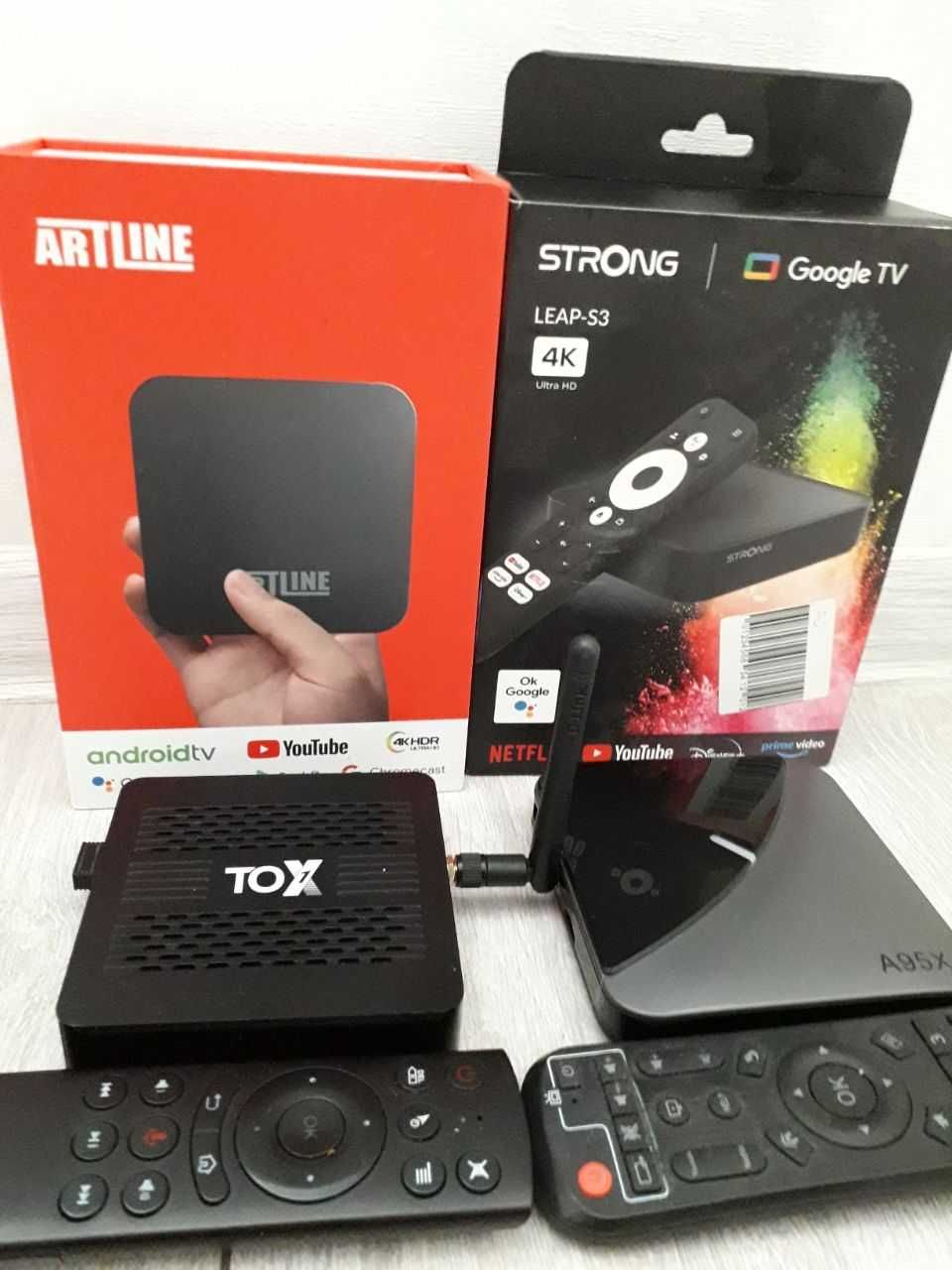 Android TV X96max+ GELIUS AirMax 4/32/64 A95XF3 ARTLINE KM9Pro MECOOL