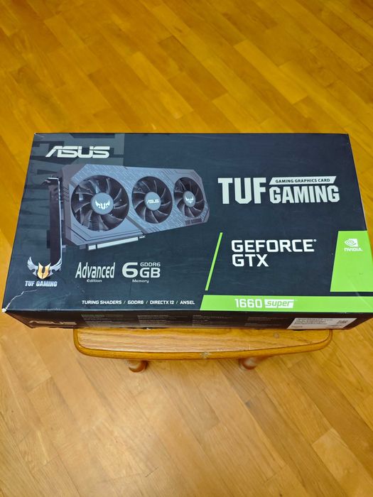 Видеокарта Asus GeForce GTX 1660 Super TUF3 Gaming Advanced 6GB GDDR6