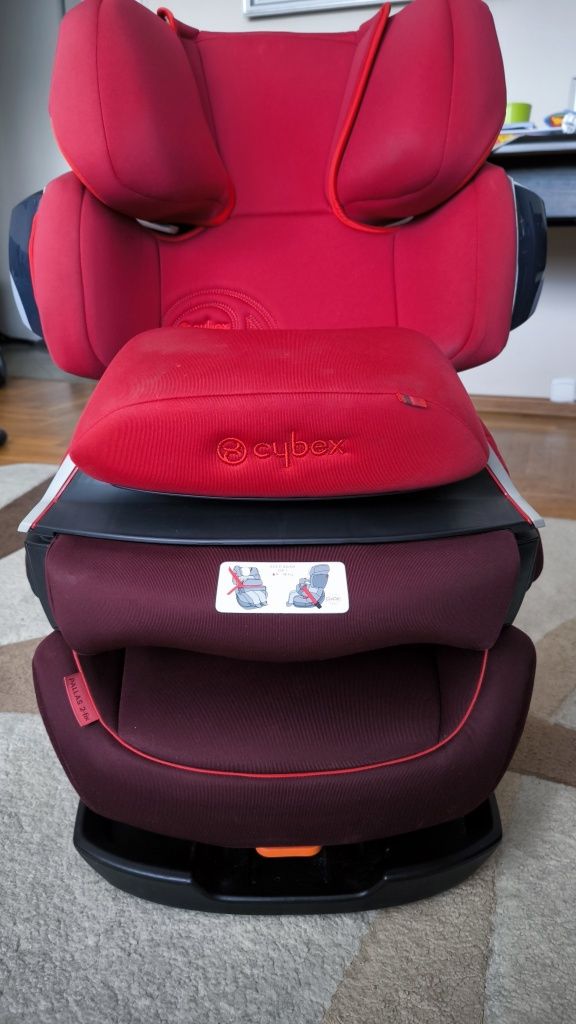 Fotelik Cybex Pallas 2 Fix czerwony ISOFIX